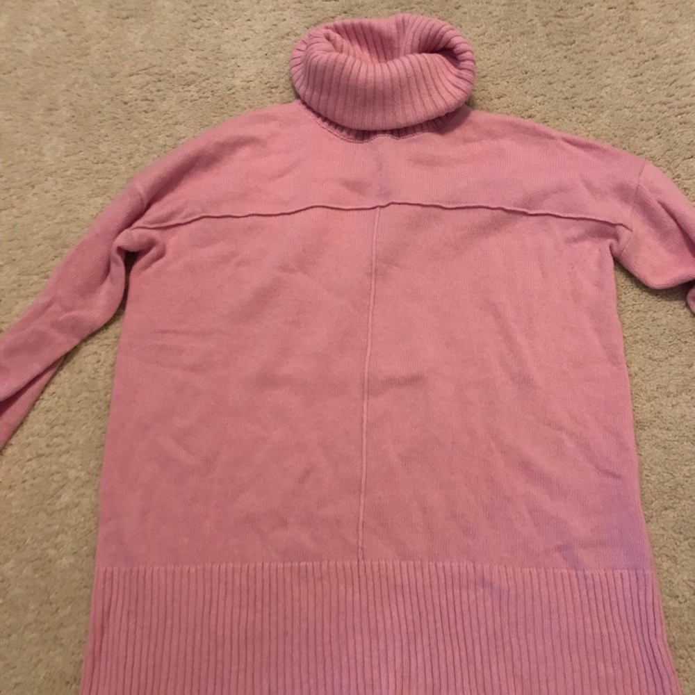 Pink Banana Republic Turtleneck sweater